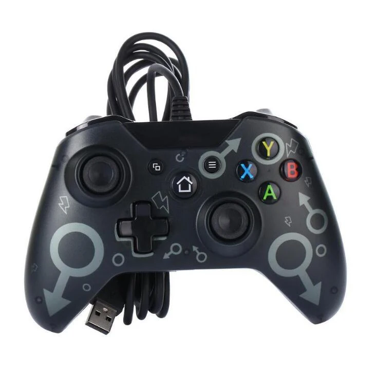 

USB Wired Game Controller Gamepad for Xbox One/PC Games Controller, Blue grey