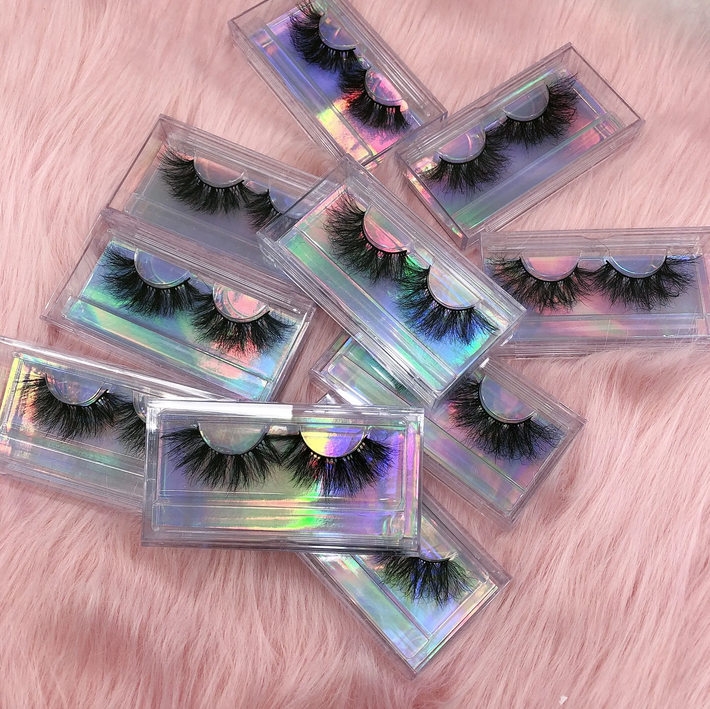 

22 mm mink eyelashes 25 mm fluffy mink eyelash vendor