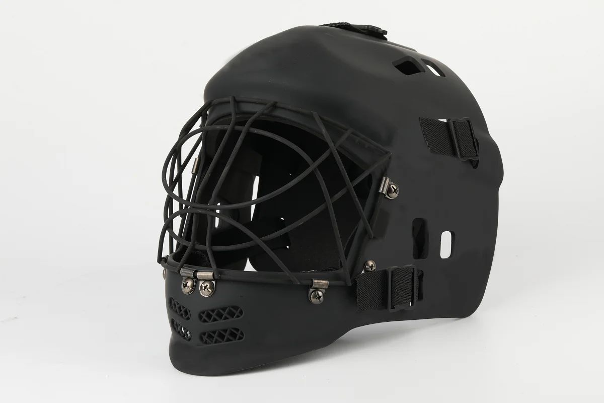 Attractive Goalie Helmet in MATT or GLOSSY Design CatEye Floorball