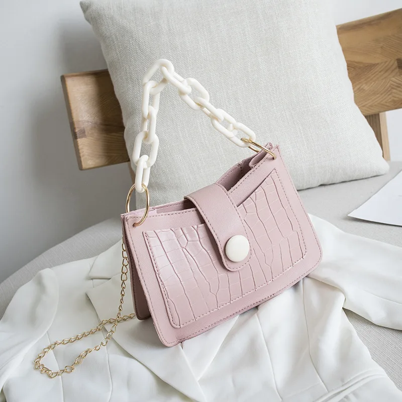 

One shoulder Crossbody Korean fashion trend cross border women's bag handbag chain bag