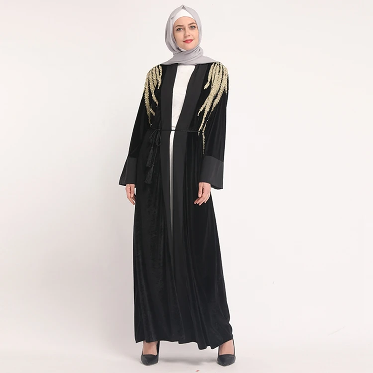 

Women's High Quality African Sarees Party Wear Wedding Fancy Muslim Abaya For Middle East Islamic Clothing