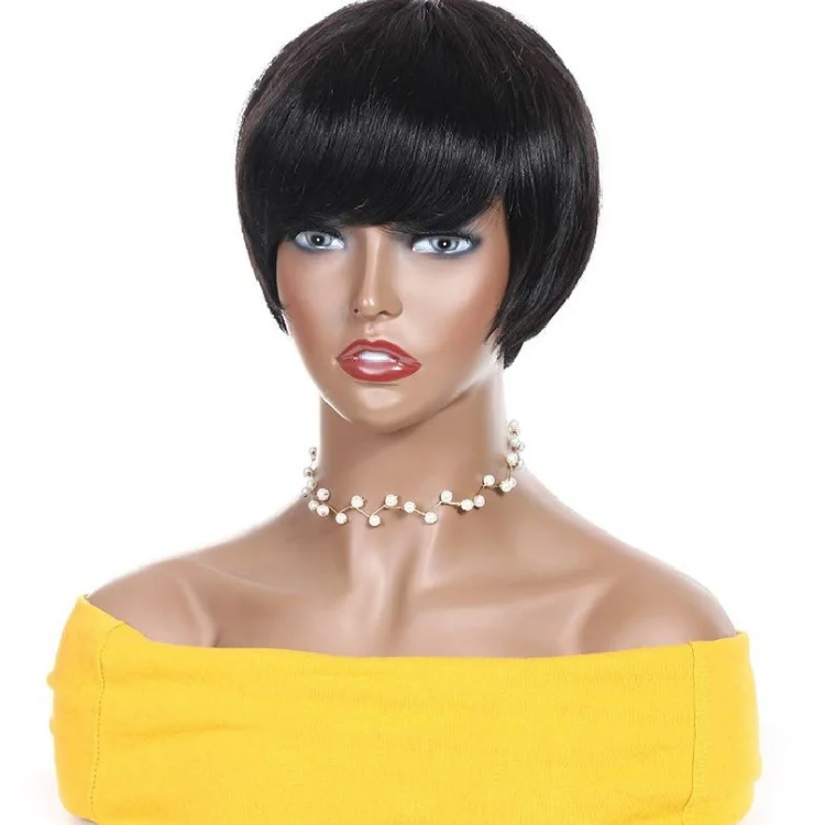 

Natural human hair wigs 100% human hair wigs bob short hair