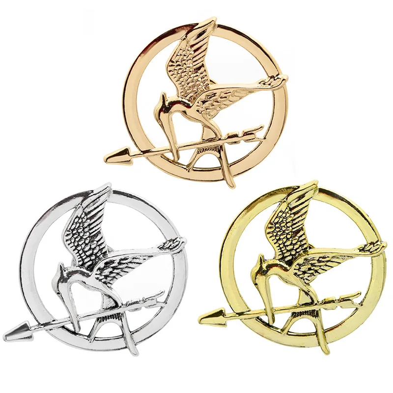

Movie The Hunger Games Pin Alloy Lapel Pins Brooch for Cosplay