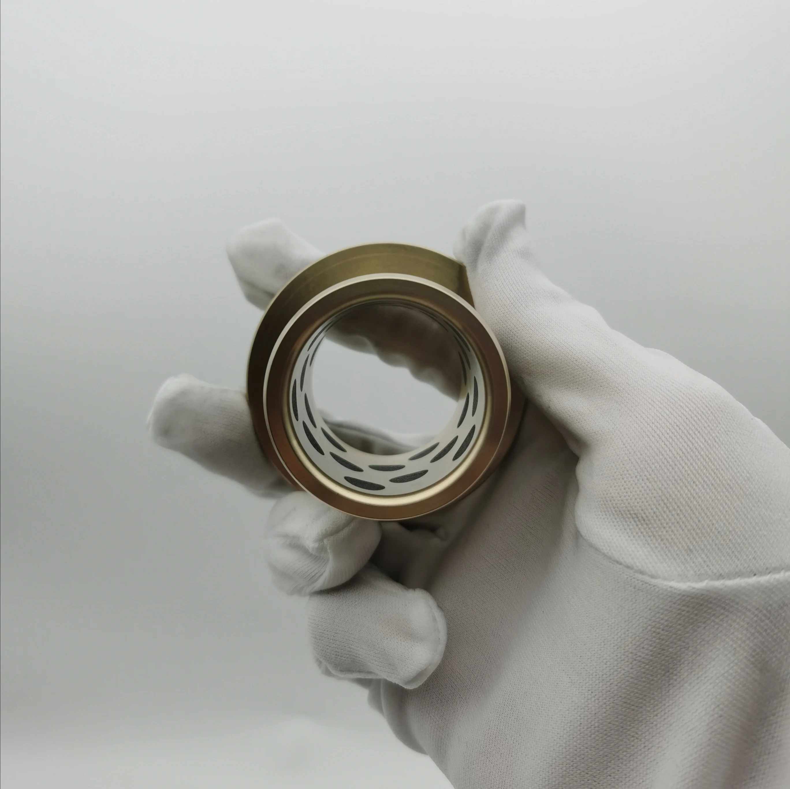 
SANLONG Oilless Copper Bearing Flange Brass Cast Bronze Sleeve Bushings MPFZ6-15 16x2/10x6x15mm Flange Bushing Copper Bush 