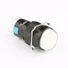 factory free sample 3a 250v plastic metal self lock push button switch