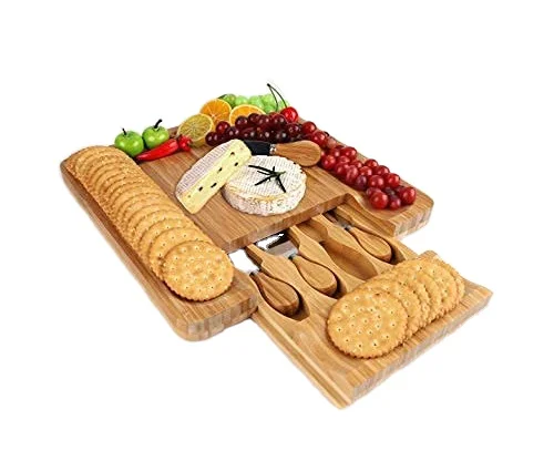 

Unique Design bamboo cheese board Amazon hot sell bamboo cutting board, Natural