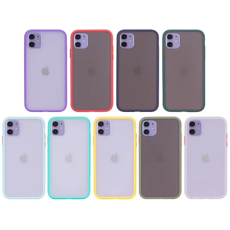 quality phone case for iphone accessories for iphone 11 case shockproof matte clear pc tpu protective cover for iphone x xs/xs