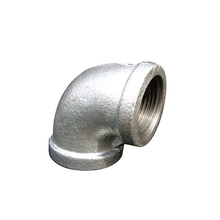 BS hot galvanized malleable iron bend pipe fitting