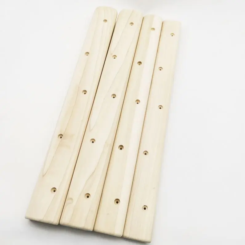 

Zeyisy Indoor Climbing Wall Portable Climbing Training Hang board Wooden Hangboard