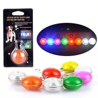 

Dog LED Clip on pet Collar Night Safety Flash Light Pet Clip Circular Blinker