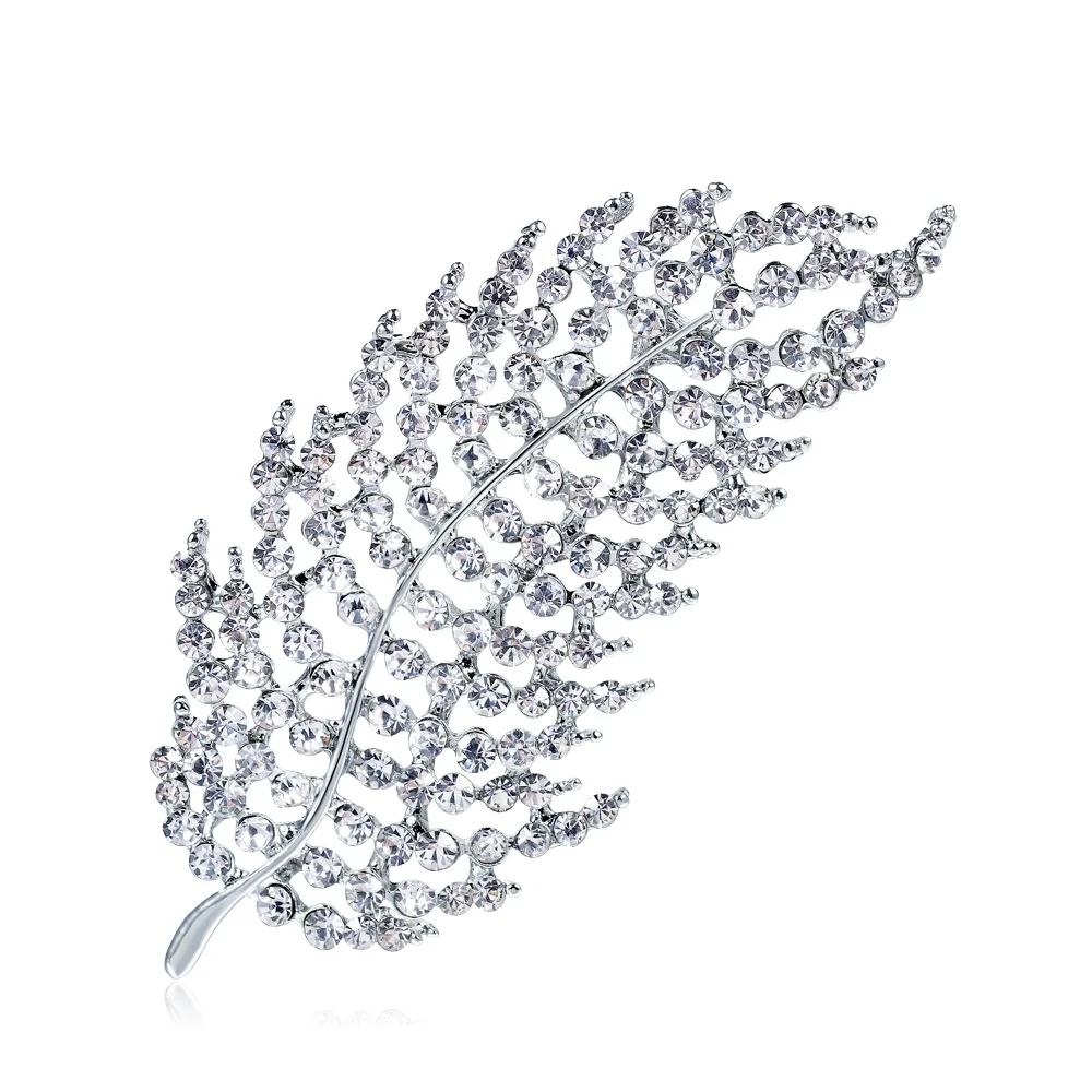 

Fashion Jewelry Sexy Hollow Out Crystal Roses Brooch Bride Wedding Brooches Pins