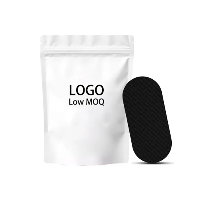 30pcs Odor-free High-quality Highly Elastic Soft Eco-friendly Cotton Black Mouth Tape for Sleeping