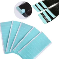 

5 Sheets 60pcs Skin Tape in Hair Extension Tools Double-Sided adhesive tape for hair extension replace