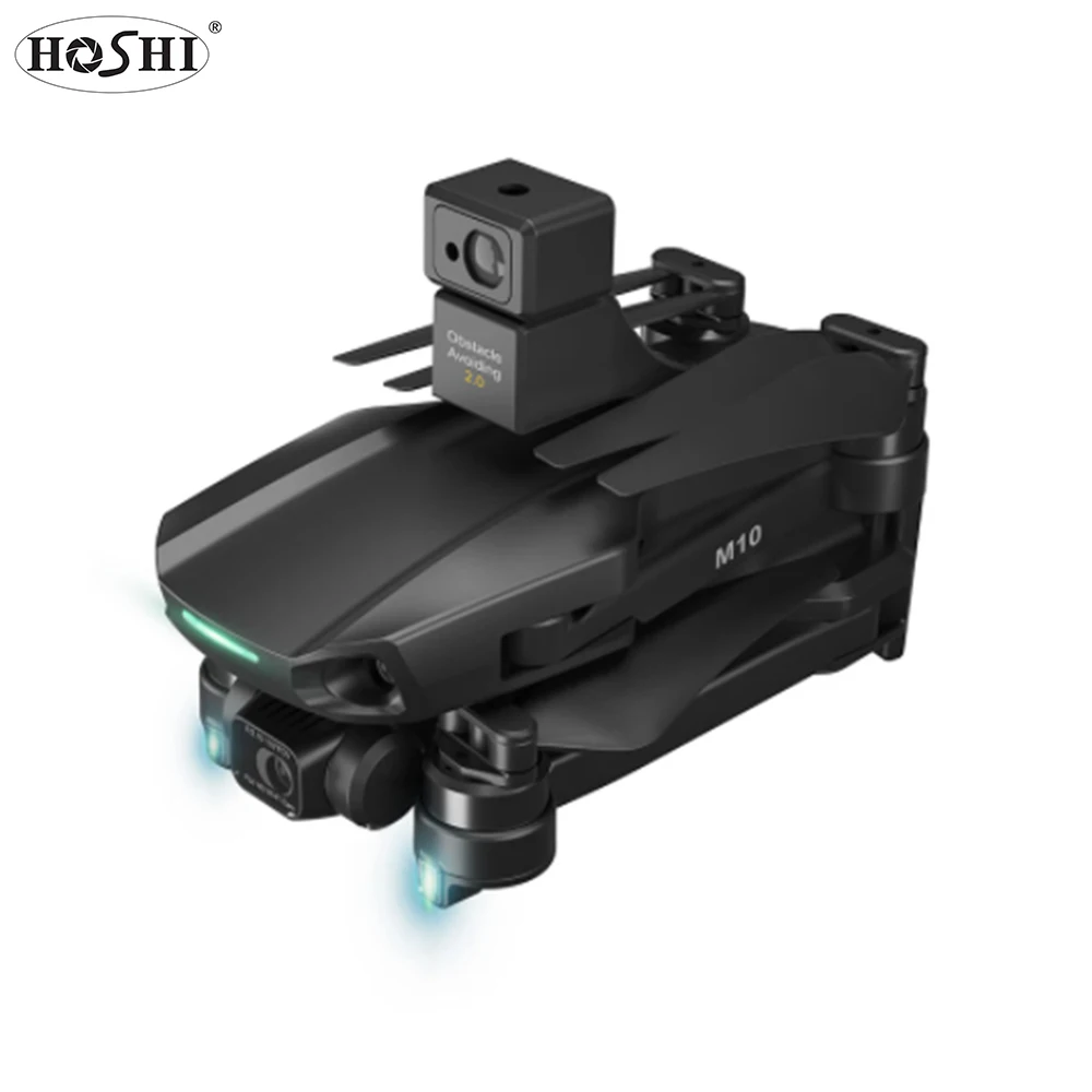 

M9 MAX M10 Drone GPS 5G WIFI FPV With 8K HD Camera 3-Axis EIS Four-direction Laser Obstacle Avoidance Brushless Drone gifts, Black