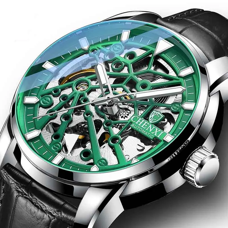 

Wholesale Price Silicon Waterproof Watch Automatic Man Mechanical Watches, As shown in the picture