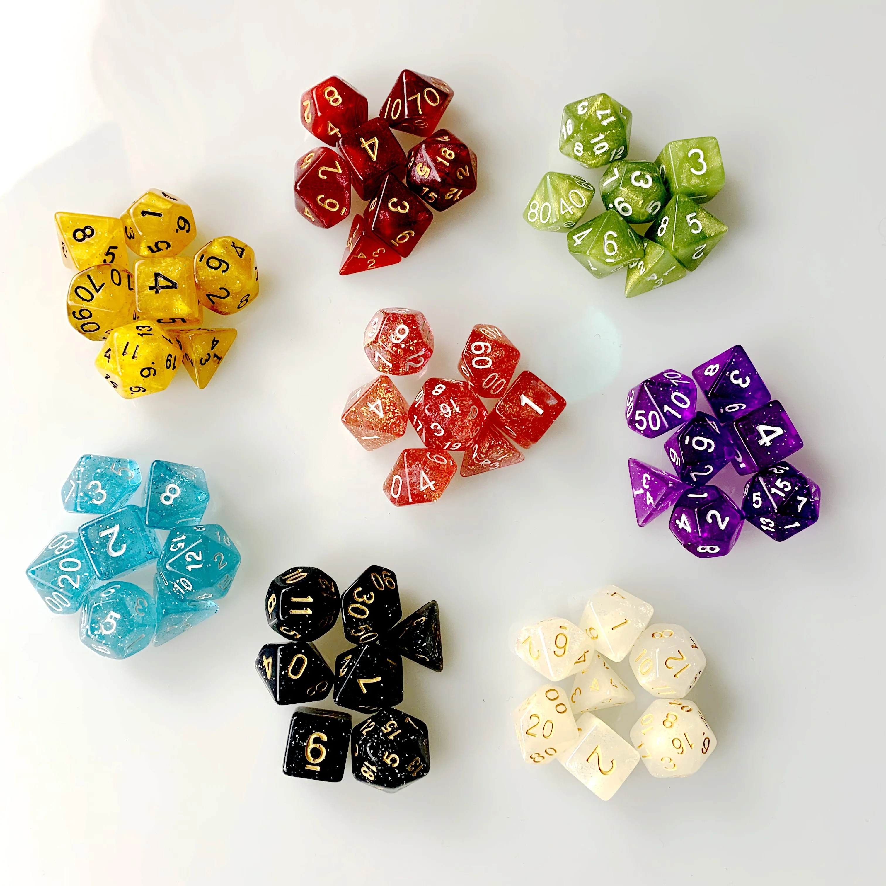 

wholesale polyhedral exercise new 16 side multi side dice digital dice toy game counting with numbers set dices