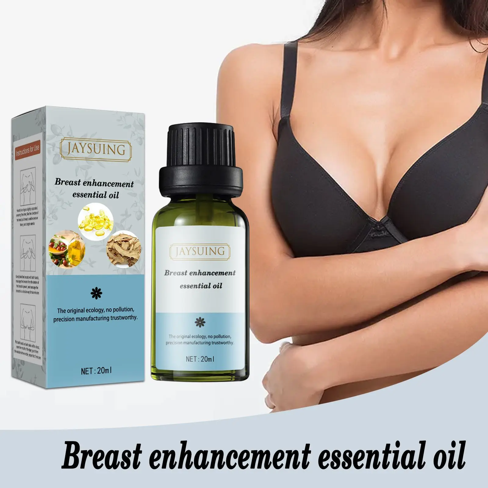 

Beauty Herbal Breast Oil For Increasing Breast Big Boobs Big Breast Tightening Firming Enlargement Essential Oil