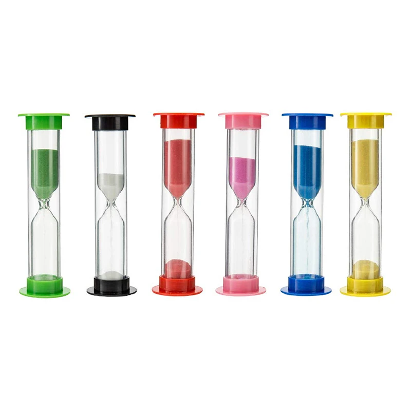 12345 Minute Colorful Plastic Hourglass Timer Setcolorful Sand Clock Timer Set Buy 9540