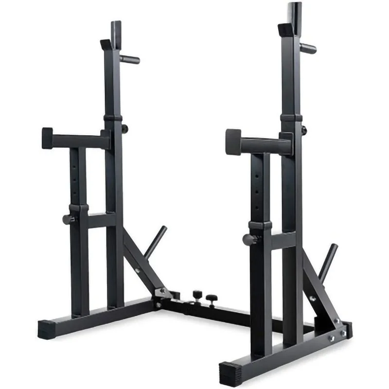 Adjustable Squat Rack Barbell Rack Home Gym Weight Lifting Press Barbell Stand
