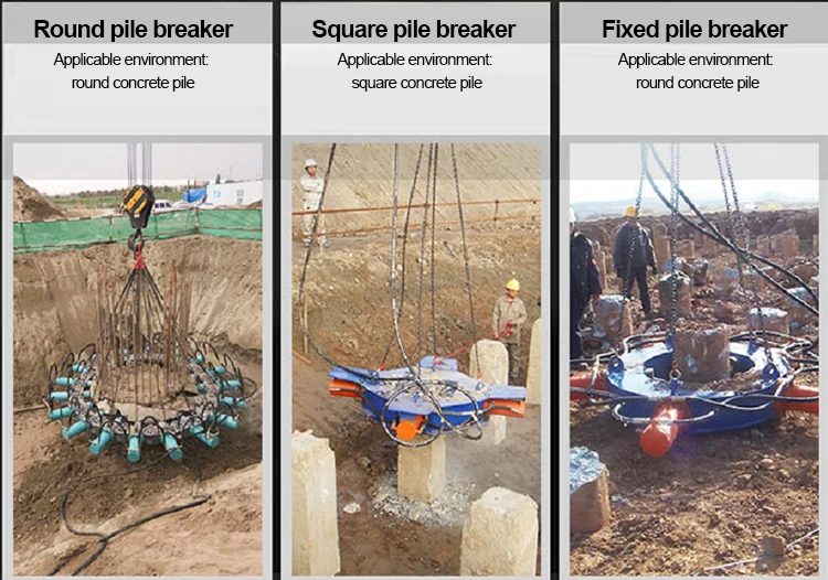 Breaker For Concrete Piles Powerful Broken Pickaxe Pilling Machine