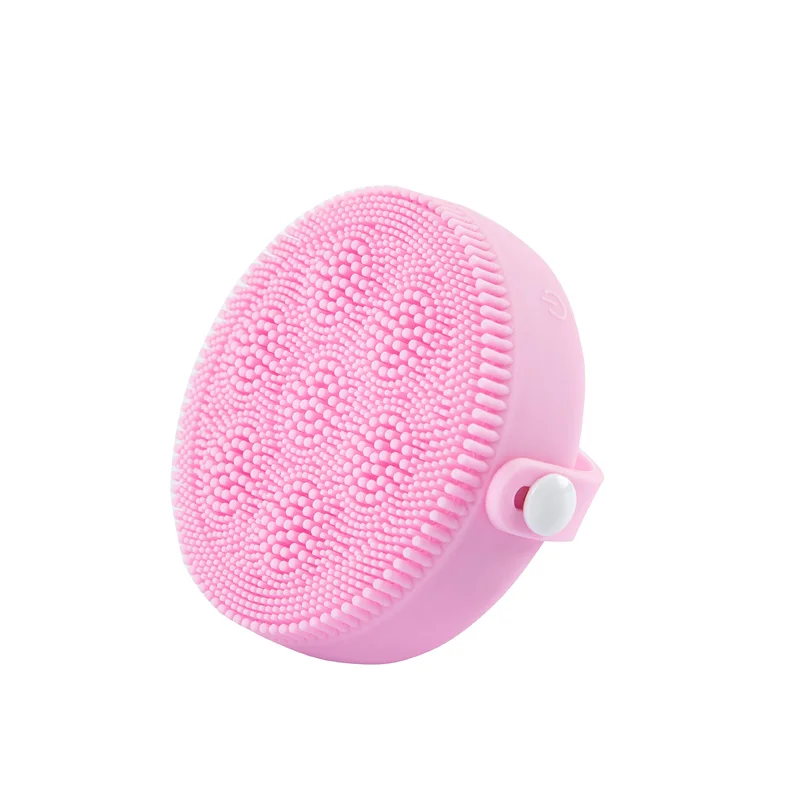 

Waterproof Facial Beauty Instrument Silicone Facial Brush Cleanser sonic vibrating facial cleansing brush 2021 new device, Colorful