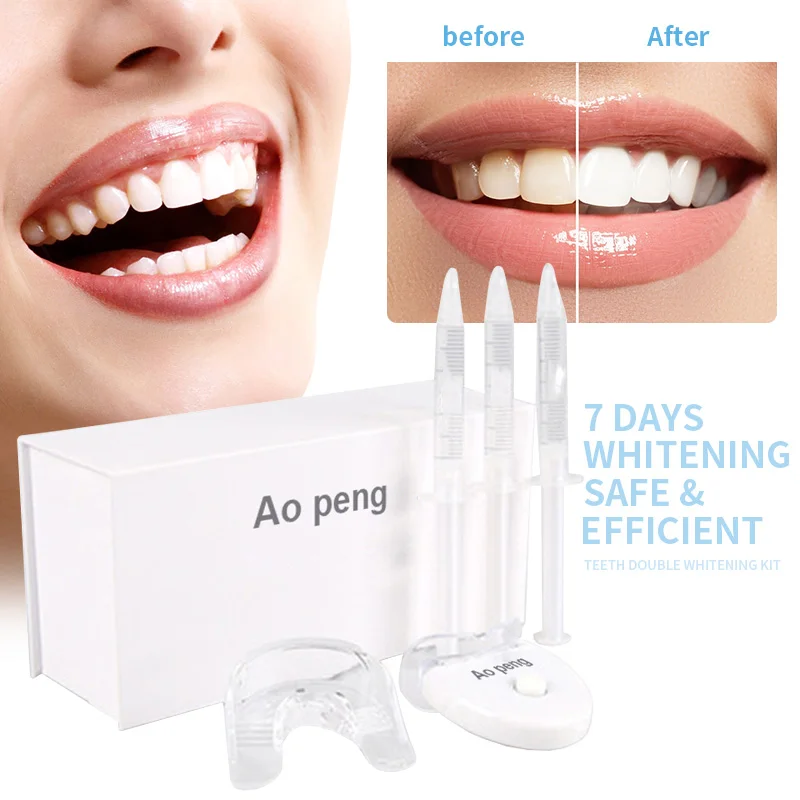 

Private Label Dental Bleaching Teeth Whitening Device Kit For Home Use, White,black