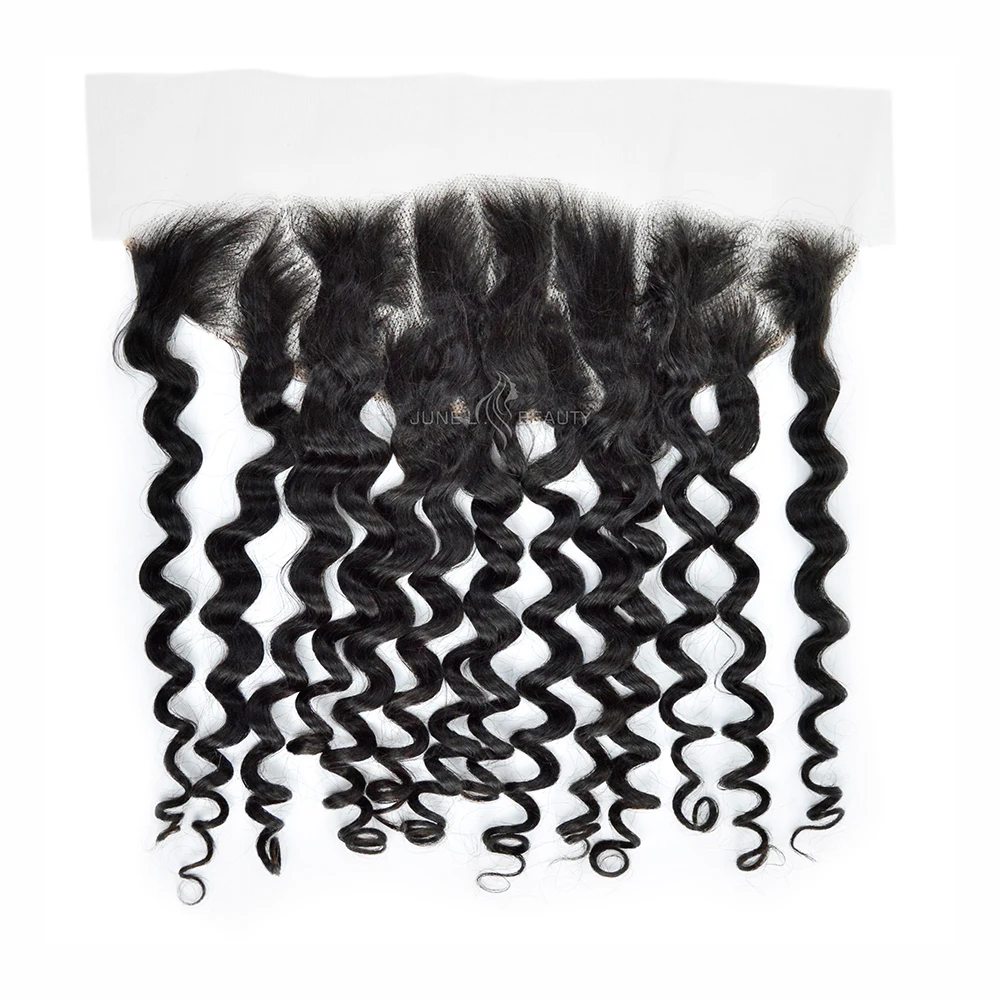 

New Design Hd Lace Brazilian Hair Transparent Silk Closure 4*4 5*5 6*6 Ear To Ear Lace Closures frontal, Single Donor Wavy Hair, Natural color