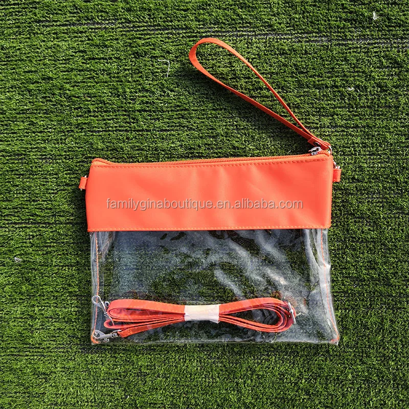 Clear Clutch New Style Personalized Monogrammed Woman Pvc Clear