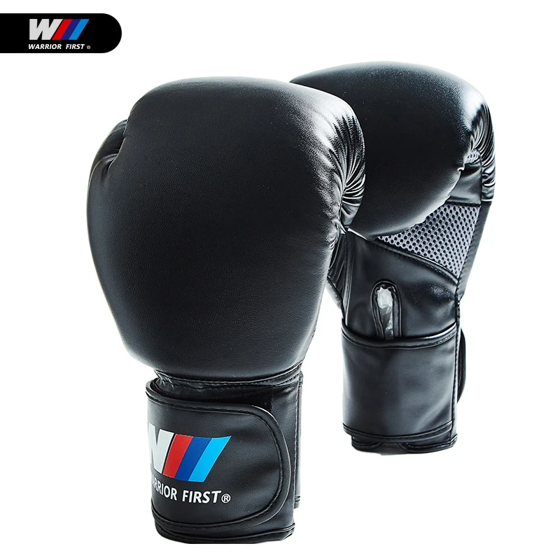 

Boxing gloves top quality with customized material or logo, Black