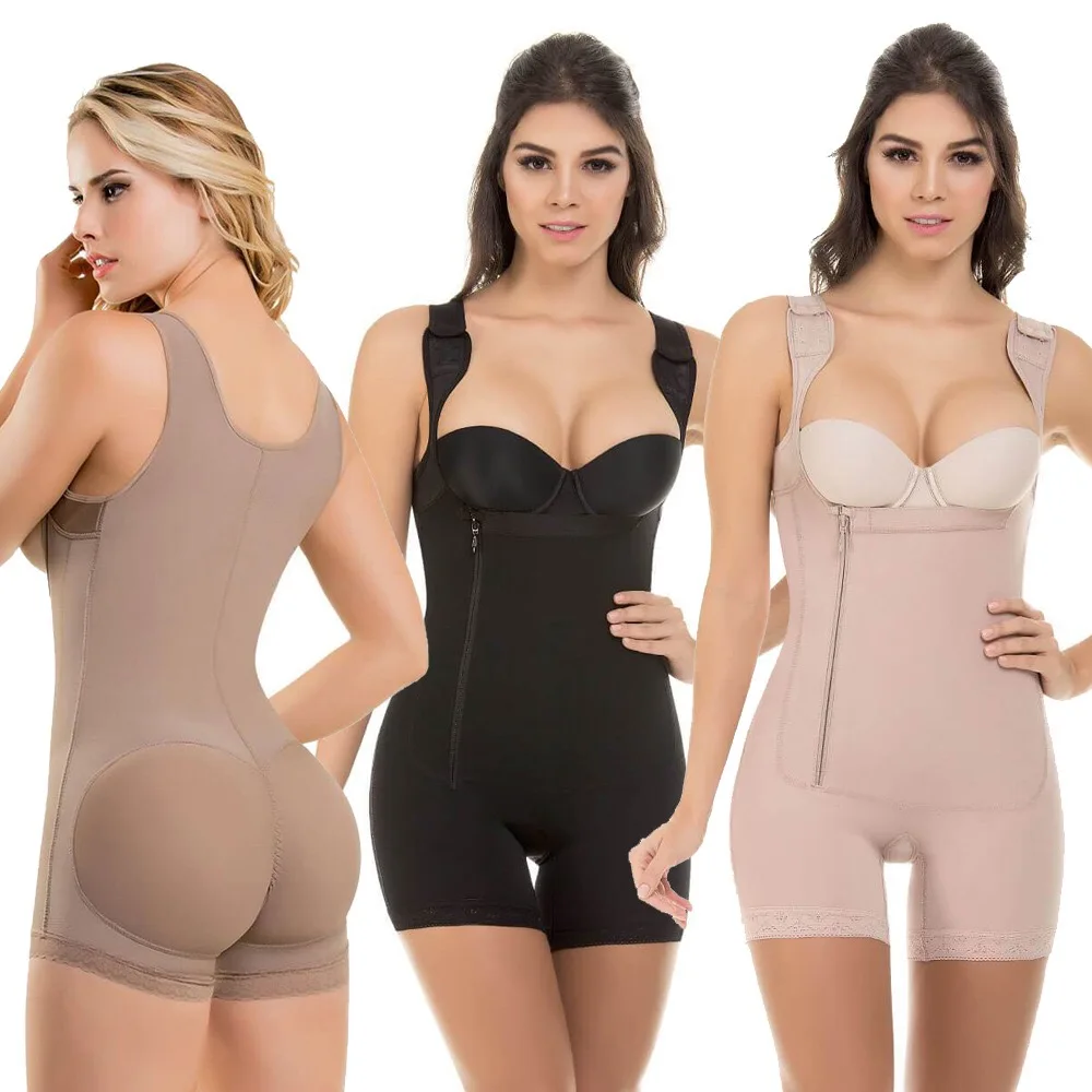 

PINSEN Private Label Slimming fajas Body Shapers Waste Trainer Colombianas Waist Trimmer Leggings Corset Women, Black,nude