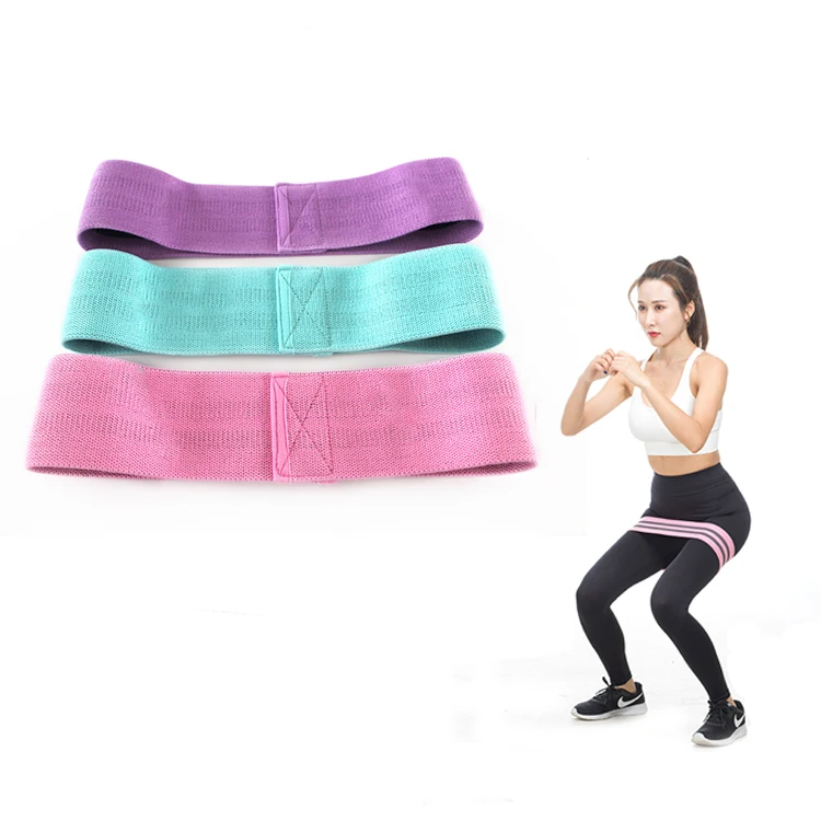 

Fitness Health Hip Circle Resistance Hip Band Deep Squat Glut for Yoga Exercise, Pink, green, purple or customize