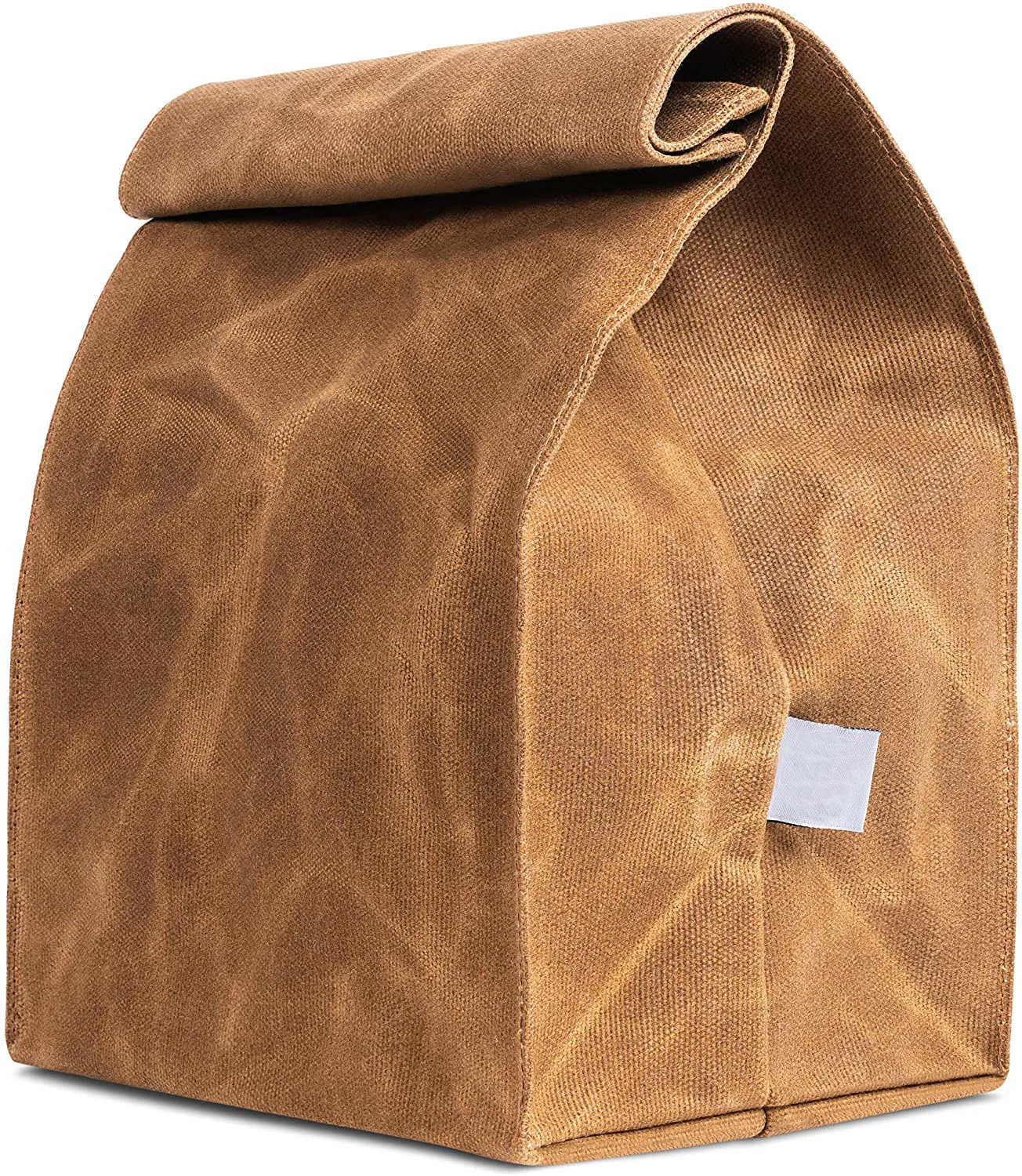 

Reusable and Washable Waxed Canvas Lunch Bag Picnic Small Waxed Lunch Bag