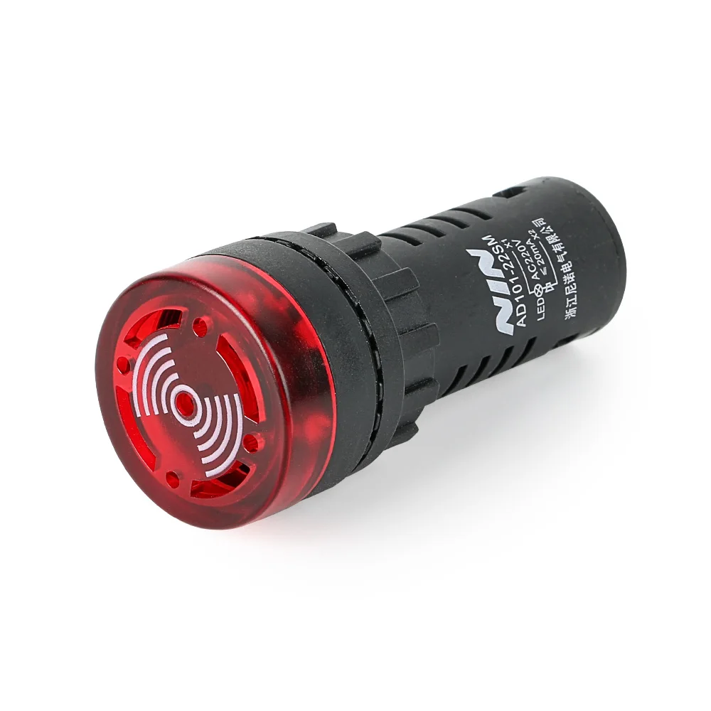 

Small 22mm led pilot lamp alarm indicator light and buzzer