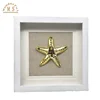 Ceramic Starfish with different design put on Wall frame for home and hotel decoration