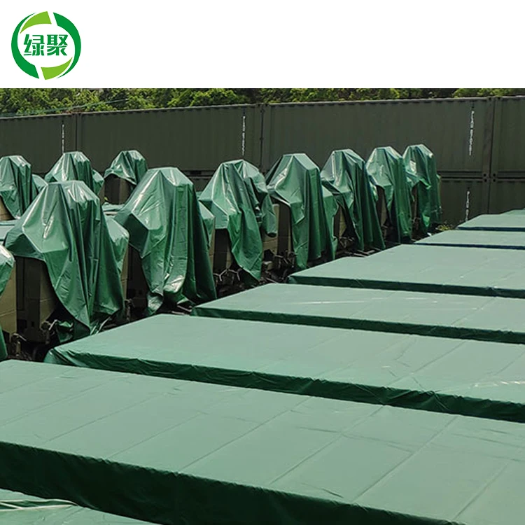 Custom Pvc Tarpaulin Goods Cover Water Proof Canvas Tarpaulin Heavy Duty for Poultry Housing