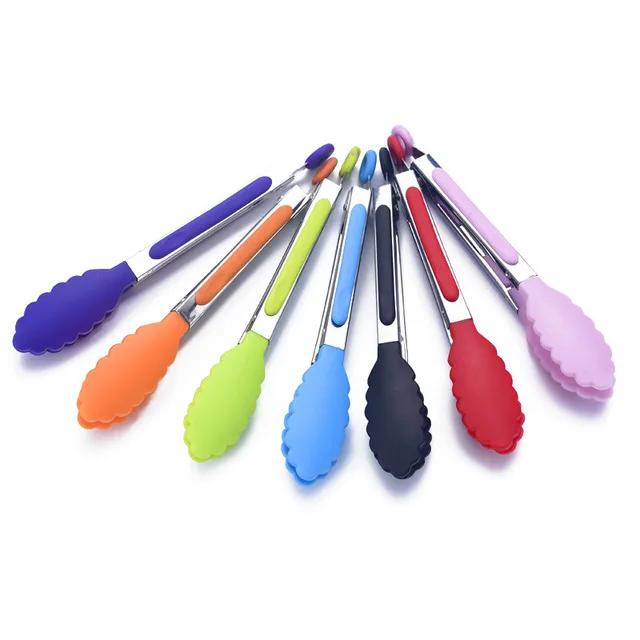 

Heat Resistant Food Grade Non-stick Plastic Salad Tongs Kitchen Cooking Tools Serving Tongs
