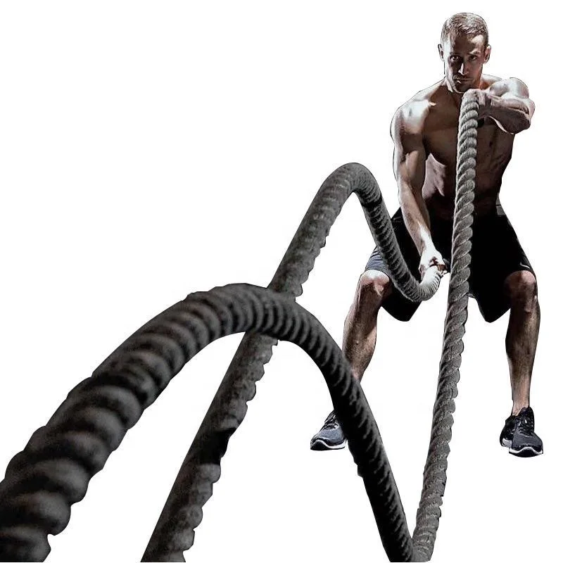 

Gym Training High quality Battle Ropes with Anchor Hook for Strength Training and Fitness Exercise Rope