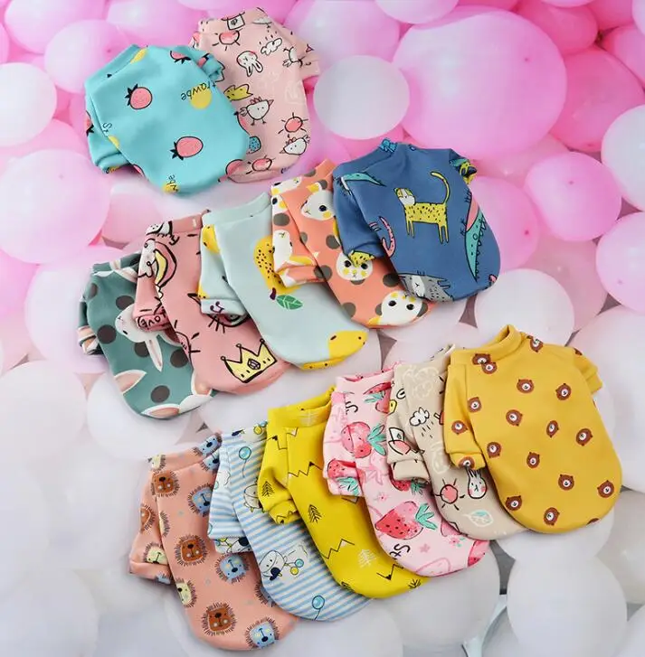 

Customized cartoon velvet two-legged pet dog sweater cute cat dog cloth, Optional
