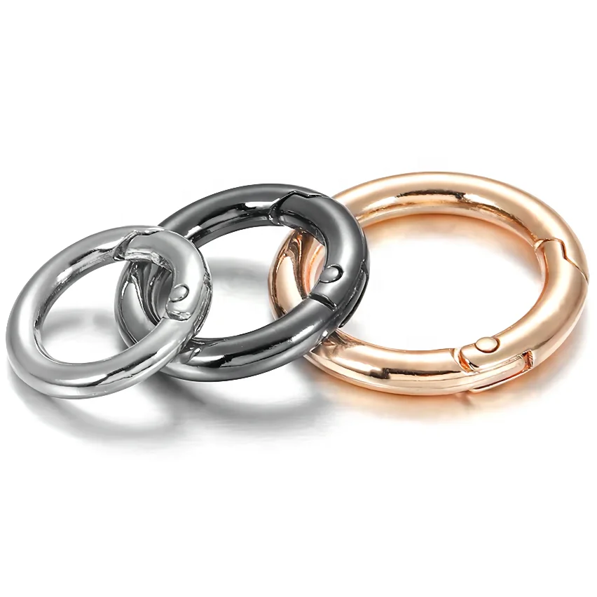 

custom high quality metal o ring / o-ring buckle for clothes and bags, Customized