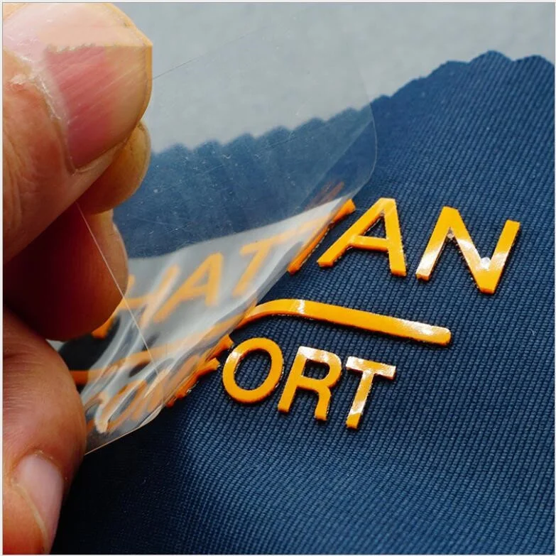 

Wholesale 3D Silicone Rubber Soft Heat Transfer Clothing Labels for Garment