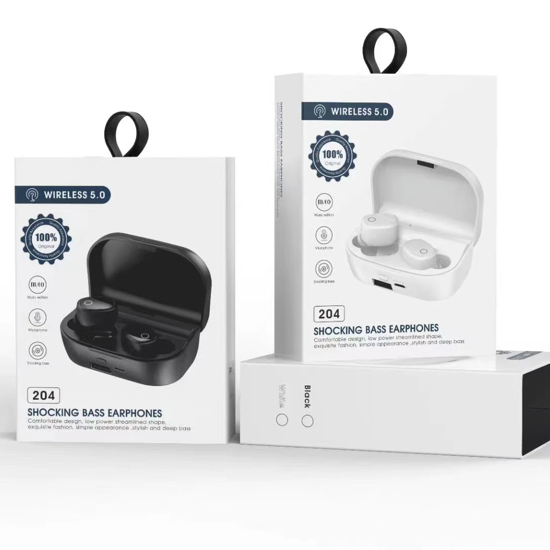 

Newest multi-function in-ear wireless earbuds earphone with power bank smart wear