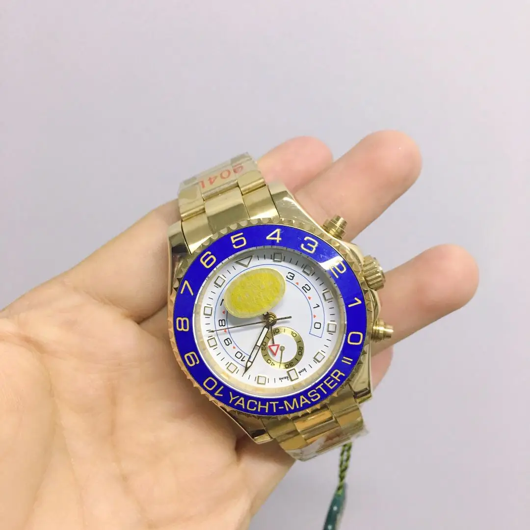 

Luxurious Quality Luxury 44mm Automatic 904L Stainless Steel Sapphire Mirror Glass Rolexables Watches