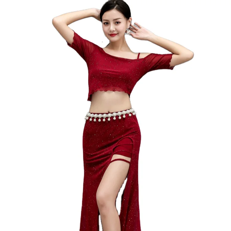 

2021 Women Exotic Dancewear Sexy Stripper Dance Wear Performance Stage Exotic Dancer Outfits, As picture