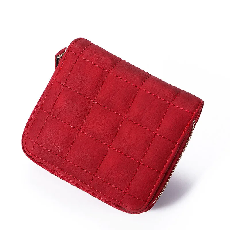 

LCH-030 Korean Ladies Mini Coin Purse Fashion Cute Student Zipper Multi Card Holder Bags Women Slim Short Wallets