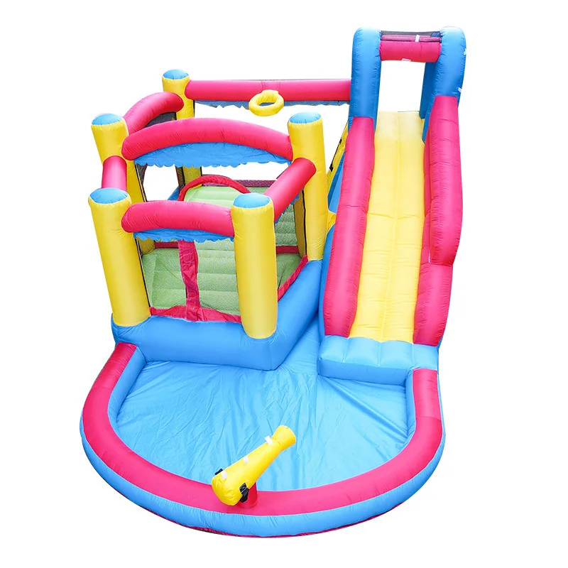 

Children's Inflatable Slide Kindergarten Play Equipment Inflatable Castle Water Jet Jumping Castle Kids Ball Pools