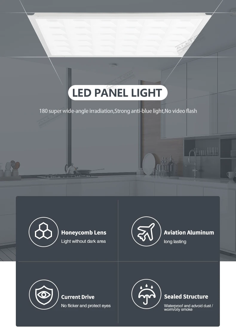 ALLTOP Hot selling indoor lighting recessed led light smd 2835 48w square led panel light