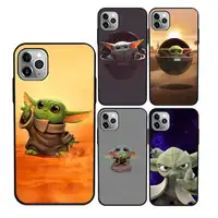 

Cute Funny Baby Yoda custom soft tpu phone case for iPhone 11Pro Max 11 X XS XR XS MAX 8plus 8 7plus 7 6plus 6 5 5E case