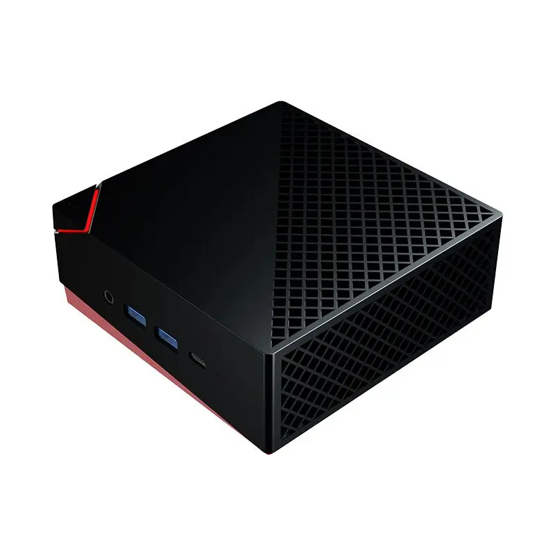 

TOPTON D3 Compact Mini PC Gamer AMD Ry zen 5 4500U 2*DDR4 2*LAN NVMe SSD Desktop Computer PD Type-C 3x4K@60Hz Win 10 AX WiFi6