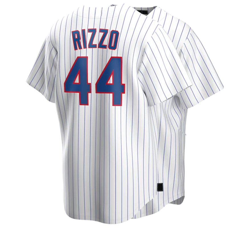 

Free Shipping Chicago Cu bs Anthony Rizzo #44 Player Name White Blue Grey Jersey