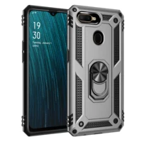 

2019 New Arrivals Shockproof Bracket Ring Holder Car Magnet Armor Case For OPPO A5s/AX5s